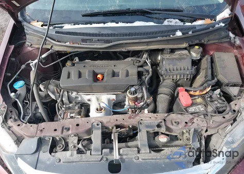 2012 Honda Civic Ex-L from USA, damaged, VIN 19XFB2F98CE066801